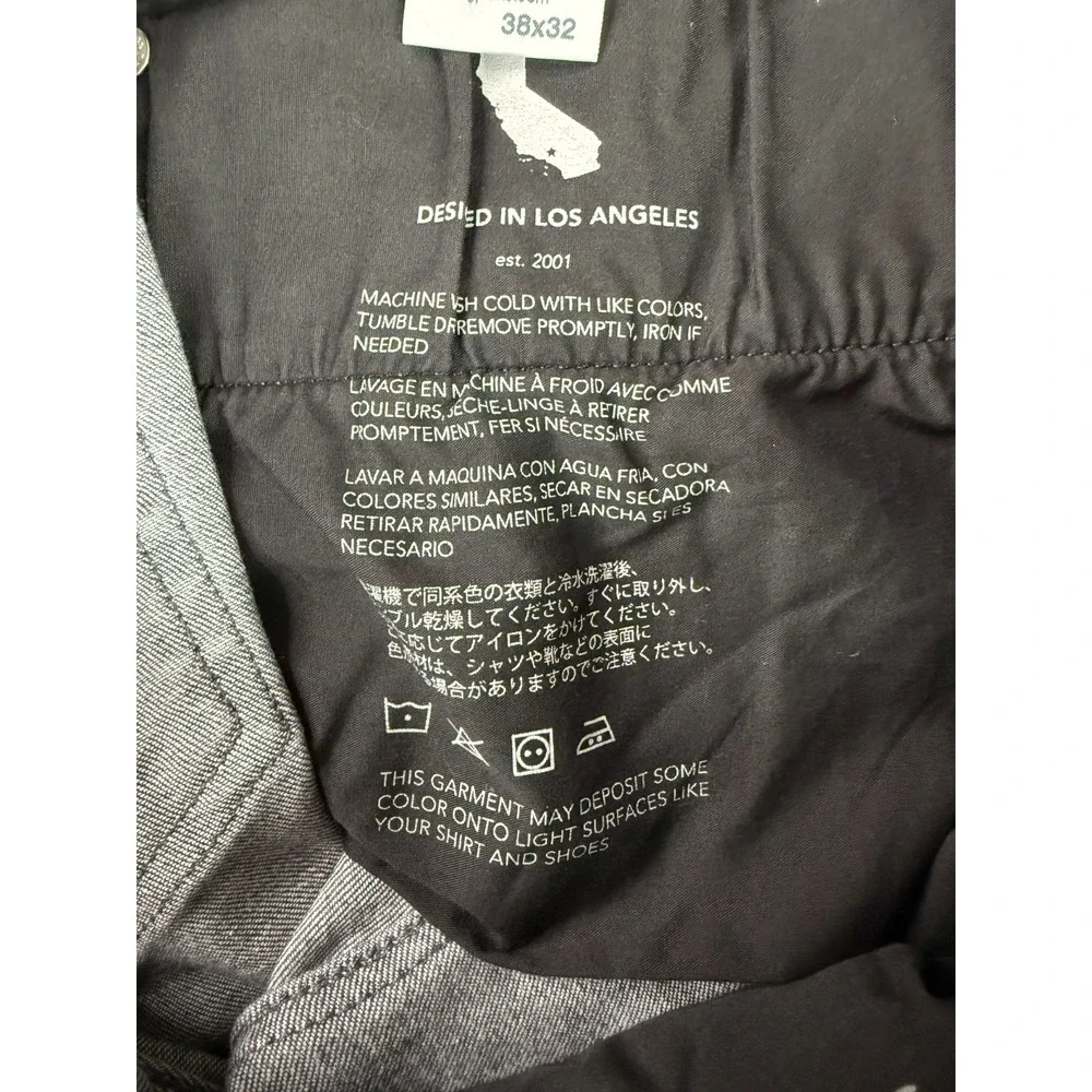 AG Adriano Goldschmied Tellis Modern Slim Jeans Men's 38x32 (Fits 36x27) Gray